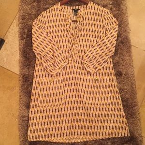 Patterned shift dress